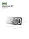 IKEA (IKEA) NOLLNING thermometer alarm indoor home baby room wall hanging simple home clock/thermometer/alarm white 18x8cm