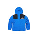 北面北面THE NORTH FACE 童装 拼接连帽长袖字母Logo防风防晒 蓝色 均码 120