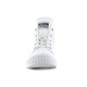 PALLADIUM Pampa everyday versatile non-slip, wear-resistant and breathable high-top canvas shoes, same style for men and women, white 41