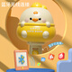 
Wireless children's microphone and audio integrated echo microphone early education singing machine baby little girl toy karaoke [yellow] Bluetooth/early education/children's songs/USB charging