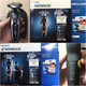Philips (Philips) Shaver SP9860 9820 S9733 S9731 S5420 Pays-Bas Origine Full-Body Washing S6540 Boun à double couche à double couche non utilisée 95 Nouvelles couleurs