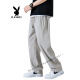 Playboy (Playboy) Mesh atmungsfreie Eisseide-Hosen für Männer Sommer Neue coole, schnell trocknende Mückenhosen für Männer für Männer, die gerade lose Casual Sports Hosen K6636 Militärgrün M (ca. 90 ~ 110 Jin [Jin gleich 0,5 kg] kann getragen werden können)