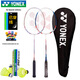 Yonex Badminton Racket Carbon Mid-Stick Integrated NR7000I Pair + Nylon Ball Set