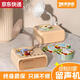 
Blue Color He Children's Gramophone Early Education Machine Learning Card Record Record Story Machine Music Player Enlightenment Smart Toys Upgrade 96 Chinese Card + 96 English Card 100