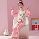 Ultraman Kinderpyjama Mädchen Frühlings- und Herbst-Langarmdünnhaus 2025 New Yunduo Cotton mittelgroße Kindermädchen Klimaanzug Heißverkauf Kulomi Langarmed Yunduo Cotton #HW-781 160 20 Größen für Höhe 150-158 cm