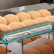 Axco Egg Storage Box Rolling Refrigerator Side Door Storage Organizer Special Food Grade Fresh-keeping Rack Holder Egg Rolling Artifact Press Model Elegant White-1 Pack