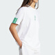 Adidas kurzärärmiges T-Shirt Herren Sommer New Neo Sportswear Strickbares runder Hals halbärmelig Top HC9717 reines Baumwoll JM6473 Weiß L.