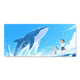 Drei-Farben-Katze 2D Anime Maus-Pad Super großer Junge E-Sports-Frauen Laptop-Tastatur-Schreibtischmatte Anti-Schlupf-E-Sport Smooth Lock Edge Anti-Rutsch-Slip Custom Größer und verdickte 15266 hautfreundliche und glatte Präzisionskante 80 cm x 40 cm x 4 mm