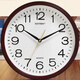 Guten gran reloj de pared escuela sala de estar moderna reloj impermeable reloj creativo reloj redondo reloj de pared dorada 3883 mate negro ____ diámetro 34 cm otros