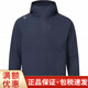 DESCENTE loose zipper hooded long-sleeved jacket jacket for men and women, high-looking fashion trendy casual sports black one size 85