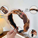 Dingjing headband light luxury 2025 new headband women's high-end going out headwear high-end high-ceiling hair hole pressing hair and face wash