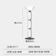 OUOETY bedside lamp decorative light luxury desk lamp Nordic modern simple glass designer living room bedroom high-end model room lamp M1047 smoke gray small button switch
