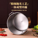 Original price restored after grabbing 304 food grade stainless steel soup bucket with lid, rice bucket, water storage bucket, oil bucket container, additional purchase of 30,000+, diameter 30 cm, height 30 cm