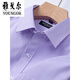 
CEO Yageor 2025 summer new men's short-sleeved shirt for business, iron-free and anti-wrinkle stripes, breathable workplace men's clothing DX6623 38 [100-120Jin[Jin equals 0.5 kg]]
