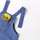 Dudu Children's's Denim Savels d'automne Vêtements Boys Pantalon tissé polyvalent Girls Automne Pantalon décontracté dessin avec les vêtements pour enfants Denim bleu 110