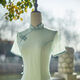 
VJWK summer green improved new cheongsam modified cheongsam 2025 new summer young style high-end girl's company 9276 S