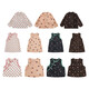 Youyou Girls' New Chinese Style Set Winter Stand Collar Double-breasted Chinese Style Jacket Sleeveless Slim Vest Skirt Multi-Piece Set Vest Dark Powder (D3882) 120 cm