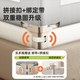 床围栏婴儿床上宝宝防摔床围挡安全护栏儿童床护栏床上床边挡板 Y款上下拼灰/ 三面装 1.8*1+2.0*2