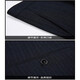 
Hengyuanxiang high-end plush men's trousers spring and autumn thick style super hanging business without ironing loose high waist middle-aged and elderly casual men's trousers light gray stripes 9885 high-end wool 29 2 feet 2 waist circumference