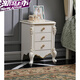 
Mengfusfee European style bedside table European style mini night table simple narrow storage cabinet small bedside cabinet storage cabinet two draw small cabinet 9871 ivory white silver drawing
