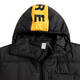 Adidas (adidas) Clover double-sided cotton jacket jacket New outdoor warm sportswear loose hooded cotton jacket H13573-Sports cotton jacket M