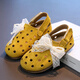 Linbuxan Princess Sandals Girls 2025 Été Nouveau style Bow Birken's Birken Fashion Hollow Hollow Shoes Girl Khaki [Picture principale] 25