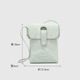 Tenggexiang Mobile Phone Bag для женщин Crossbody Mini Bag Портативная летняя универсальная китайская переворачиваемая крышка простая сумка для кроссбука с одной плечом зеленый