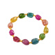 
Pangdonglai quality tourmaline reblade beads [Raw stone A21] Miss Cat jewelry raw stone reblade Pixiu hand Watermelon No. 15907 Watermelon tourmaline raw stone bracelet Natural tourmaline