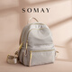 Somay sac à dos pour les femmes 2025 Nouveau sac de toile polyvalent de banlieue Voyage petit sac à dos grande capacité d'étudiant sac à école sac