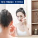 Hengjie (Hegii) Modernes einfaches Badezimmerschrank Kombination Bad Style Badezimmerschubladener Schrank Keramik Integriertes Becken [Goldener Wasserhahn] Log Style-80 cm (BC6172