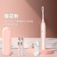 DSK electric toothbrush rechargeable cross-border adult model soft-bristled automatic sonic rechargeable smart tooth cleaning tool couple model A8 pink comes with 4 brush heads + travel box + stand