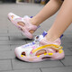 Hongxing Children's Kick gebrochene Größe Kinderschuhe Jungen Mesh Schuhe atmungsaktives Mesh 2025 Sommer Neue Kinderschuhe Laufen mittelgroße Kinder hohle L733 Monatsfarben 29