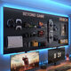 Pupan e-sports room hole board black wall shelf computer desk wall hanging board storage decoration table main picture accessories set