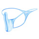Ttpmer Herren -Tanga JJ Aufgedreht seidige sexy glänzende Männer blau t Hosen elastische Taille anregen Unterwäsche Herrenmondnacht schwarz m