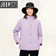 Jeep Spirit Spring and Automne Tibet Randonnée extérieure Randonnée Veste étanche à l'épreuve du vent Tour à feu à trois vêtements de tir Trend-Coat Trench-Coat Trench-Coat Femme Femme Purple XL