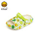 B.Duck Little Yellow Duck Children's Crocs Baby Slippers Boys and Girls Summer Sandals Toddlers Bath Non-Slip Green Size 21 Foot Length 12.0-12.7cm
