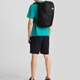 North Face 26L Classic Nylon Schoolbag Rucksack Rucksack reguläre Männer und Frauen gleiche Stil Paare reines schwarzes reines Schwarz