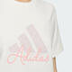 
adidas 2025 women's W LOGO GFX TEE sports and casual short-sleeved T-shirt KF2677 M