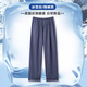 Un nouveau style de pantalon de pyjama en soie de glace et de neige pour un pantalon décontracté simple peut être porté avec un pantalon simple de couleur unie de grande taille pantalon mousqueur 02JK15906 L -