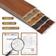 Wen Shiou waterproof and moisture-proof PVC skirting line wall sticker wood grain floor edge strip foot line Chinese simple corner line plastic 1048