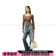 Calvin Klein retro casual commuting niche pleated drawstring cloud bag one-shoulder handbag women's khakimi daily commuting PD7-khakimi