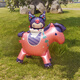 SHICAI Niños Cartoon Animal Balloon de encaje al aire libre con ruedas Propiedad