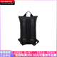 adidas Dreiblatt Polyester (Polyester) Geometrischer Rucksack reines schwarzes, reines Schwarz