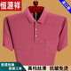Hengyuanxiang 2025 Sommer Mode Herren kurzärmeligte T-Shirt-Revers-Top Lose Dünnstil Daddy Pure Baumwollpolo-Hemd mit Tasche Blau 6636 m 165 Vorschlag 90-115jin [Jin gleich 0,5 kg] tragen] tragen