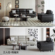
CHEERS offline store first class Italian minimalist leather function sofa 12376 Vatican Black-three-seater double electric [R0060 mattress 1.5M] priority shipment (see customer service for details)