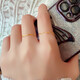 FKP Old Phoenix Authentic Gold Pigment Ring 0.5mm Thin Ring Female Niche Design Stacked Tail Ring Little Finger Ring Versatility Benchen + Aperture Ring Combination Only 19 left. Same style as Fat Donglai US No. 4 Normally worn on the little finger with tail ring Same style as Fat Donglai