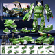 Mengduofu Kinder variabler magnetischer Roboterspielzeug 3-6 Jahre Deformed Toy Car Boy Boys Jungen Puzzle Geburtstagsgeschenk