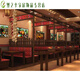 自粘饭店装饰画贴画东北民俗画 农家院挂画 北方农村田园农民丰收 墨绿色Z1049 背胶雪佛板边框60x80厘米单张画