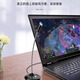 Fashion tribal desktop microphone computer 3.5 wired external microphone USB e-sports online class game voice recording desktop video conference anchor live broadcast external sound card desktop notebook HD version-USB Black