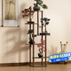 Anya flower shelf balcony floor-standing shelf living room modern simple multi-layer shelf potted Chinese flower pot shelf